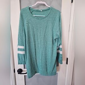 Amazon Teal Knit Sweater